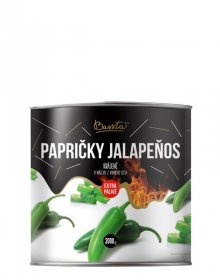 Jalapeňos papričky, krájené 3000 g