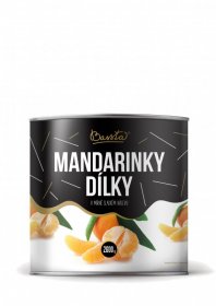 Mandarinky dílky 2600 g