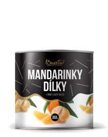 Mandarinky dílky 2500 g